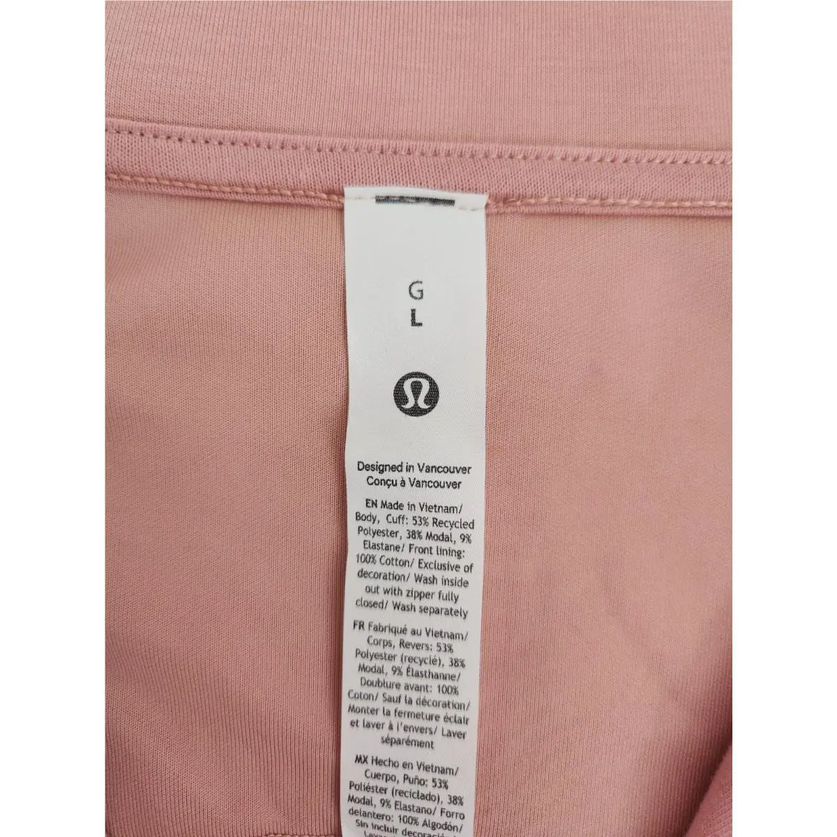 Lululemon clothing - Tea Rose 3