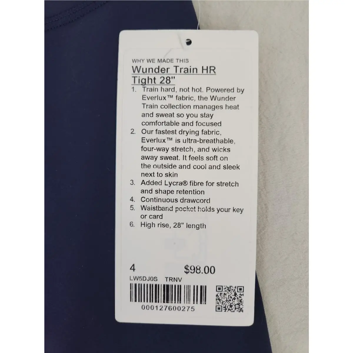 Lululemon clothing - True Navy 2