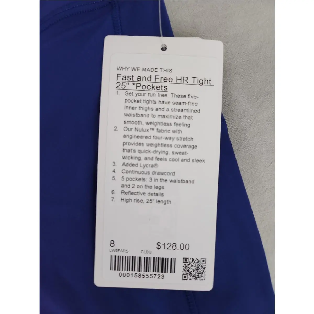 Lululemon clothing - Clubhouse Blue 2