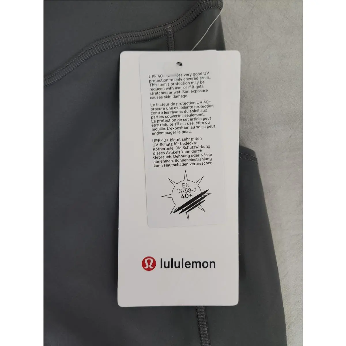Lululemon clothing - Onyx Grey 1