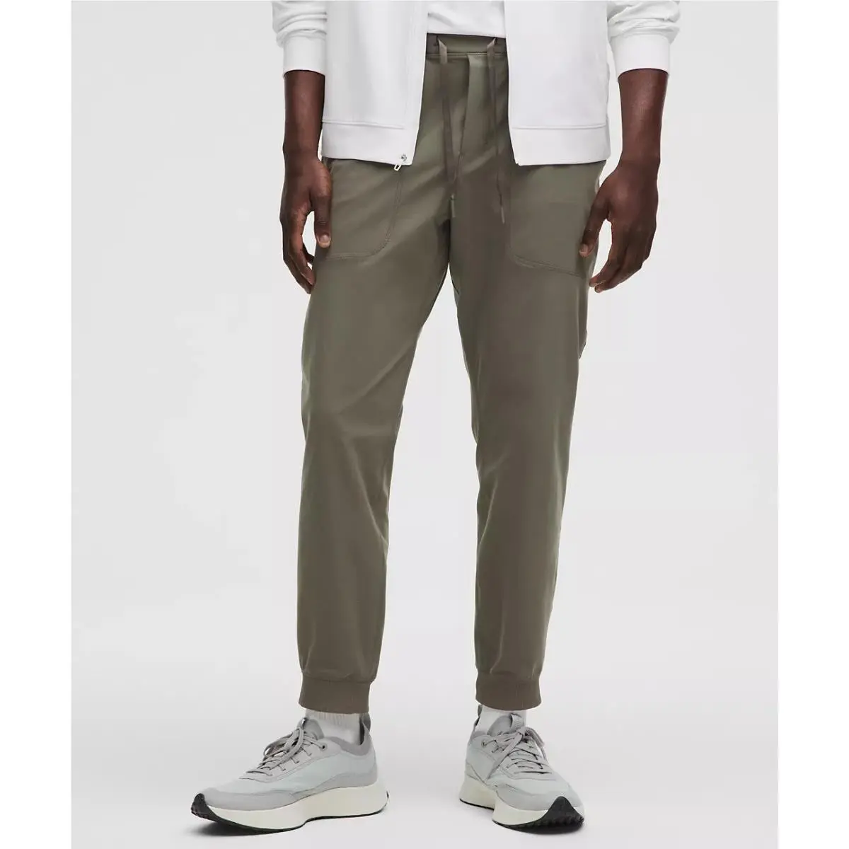 Lululemon Abc Jogger Shorter Pants Mens XL Green Warpstreme