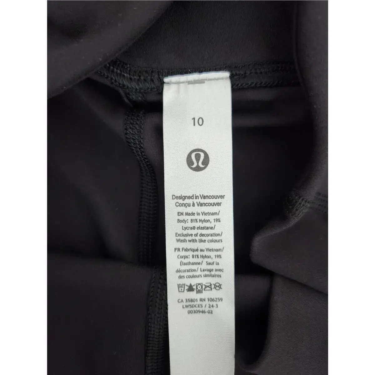 Lululemon clothing - Black 5