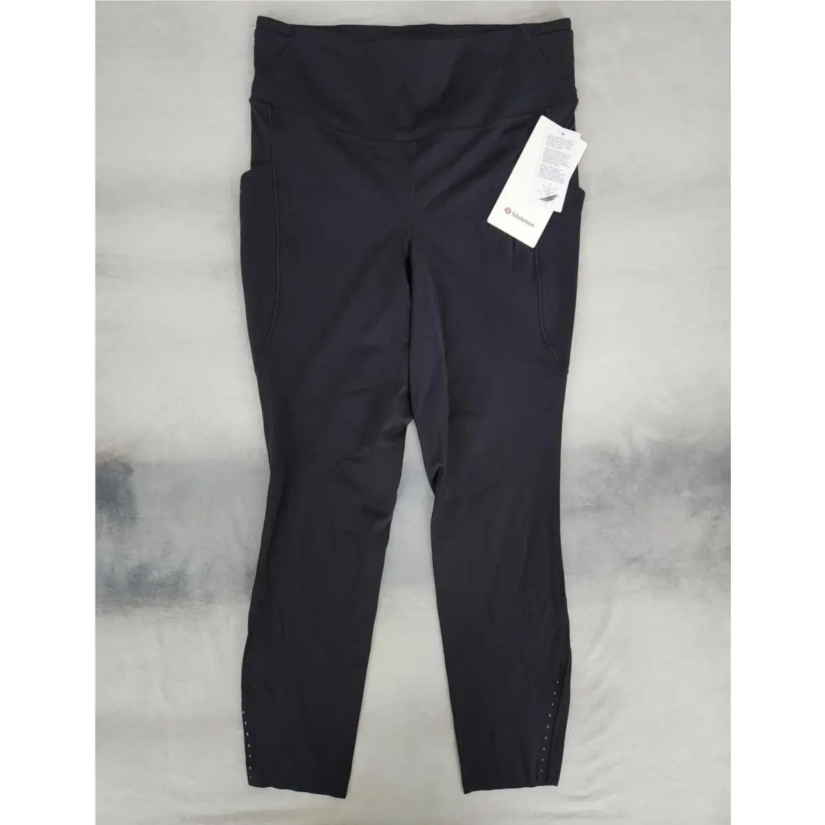 Lululemon Fast and Free HR Tight 25 Pockets Black Women`s Size 10