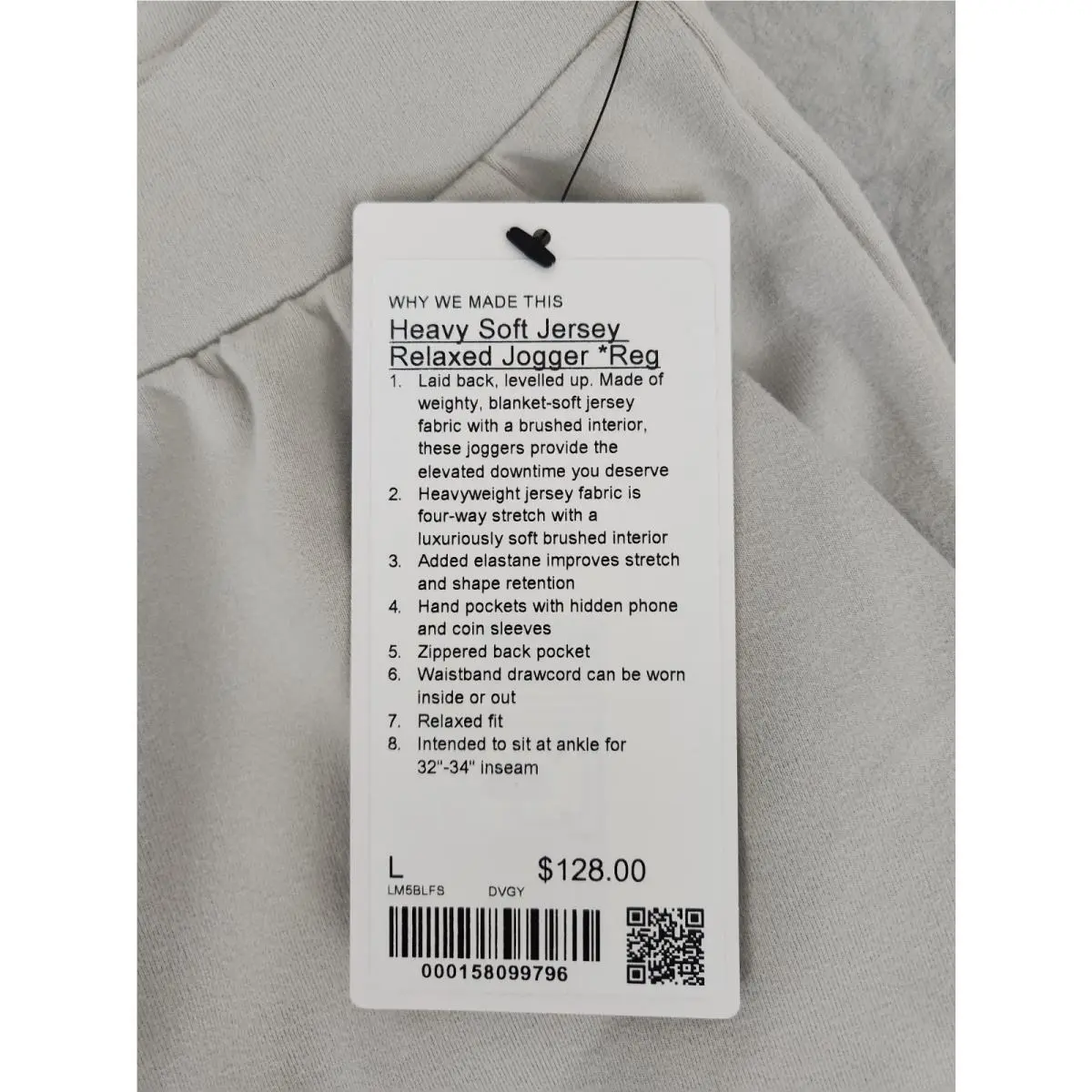 Lululemon clothing - Dove Grey 3