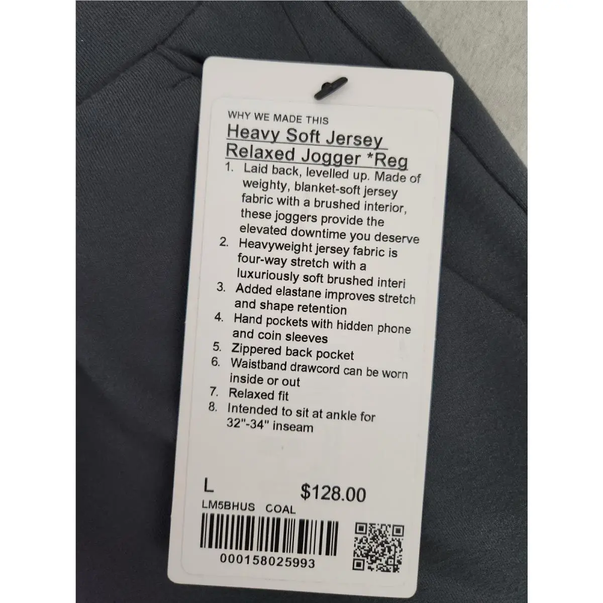 Lululemon clothing - Coal 2