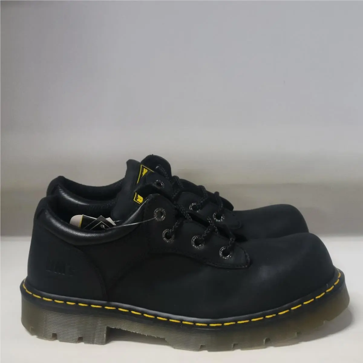 Dr. Martens Naseby Steel Toe Boot Black Mens Size 10M