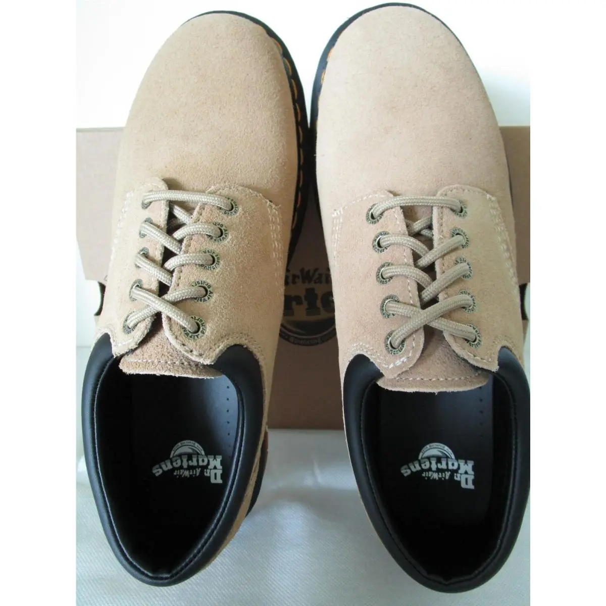 Dr. Martens shoes - DR. MARTENS 8053 WAXY BRONX SUEDE - SAVANNAH TAN (UPC: 190665741070) 9