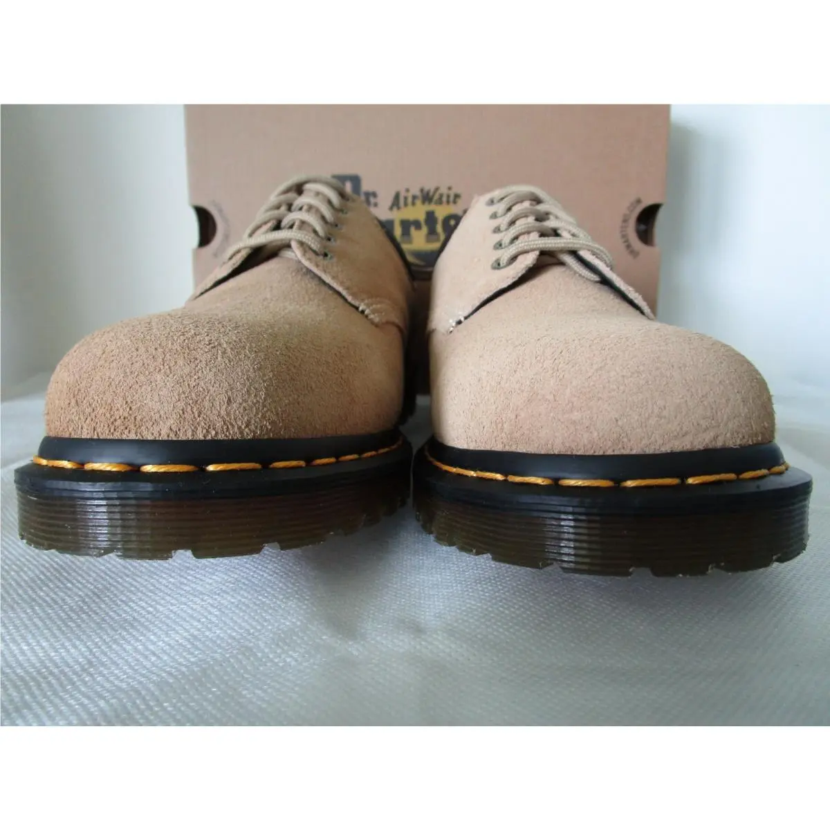 Dr. Martens shoes - DR. MARTENS 8053 WAXY BRONX SUEDE - SAVANNAH TAN (UPC: 190665741070) 5