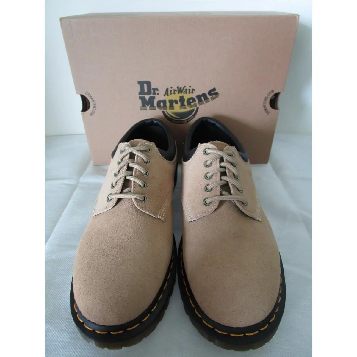Dr. Martens shoes - DR. MARTENS 8053 WAXY BRONX SUEDE - SAVANNAH TAN (UPC: 190665741070) 6