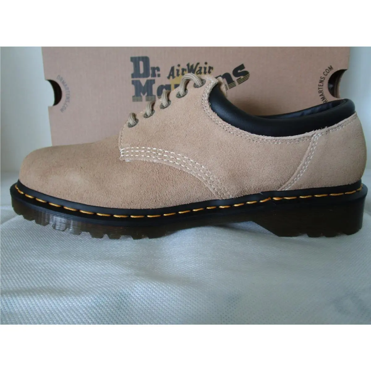 Dr. Martens shoes - DR. MARTENS 8053 WAXY BRONX SUEDE - SAVANNAH TAN (UPC: 190665741070) 2