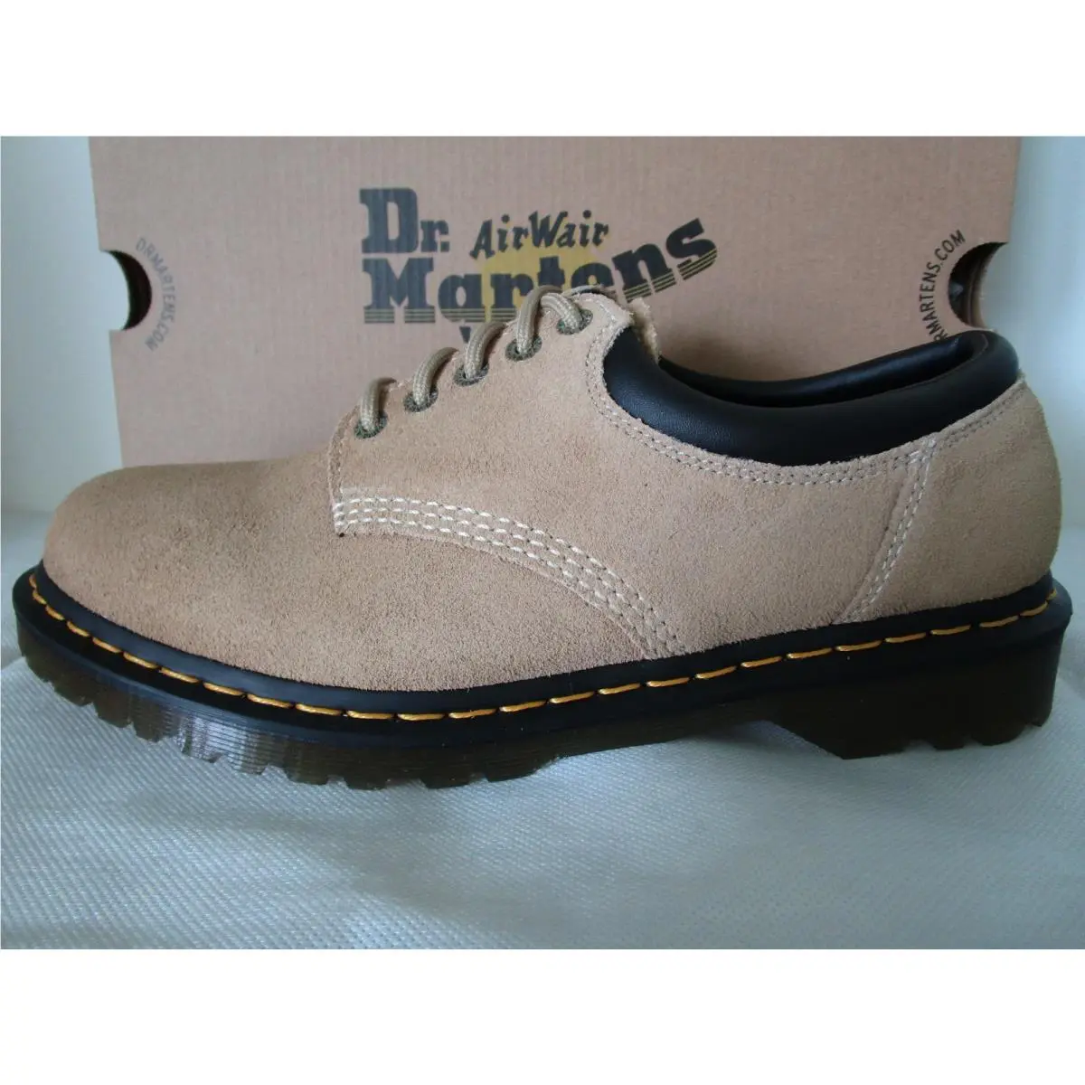 Dr. Martens shoes - DR. MARTENS 8053 WAXY BRONX SUEDE - SAVANNAH TAN (UPC: 190665741070) 3