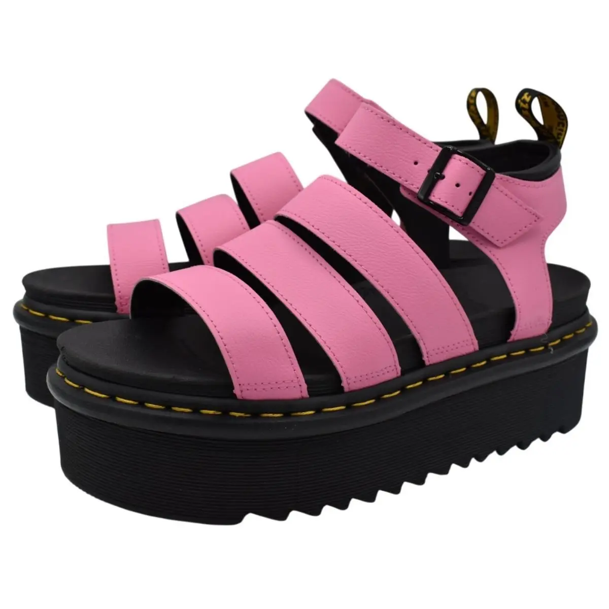 Dr Martens Womens Size 11 Blair Quad Fondant Pink Platform Strappy Sandals Shoes