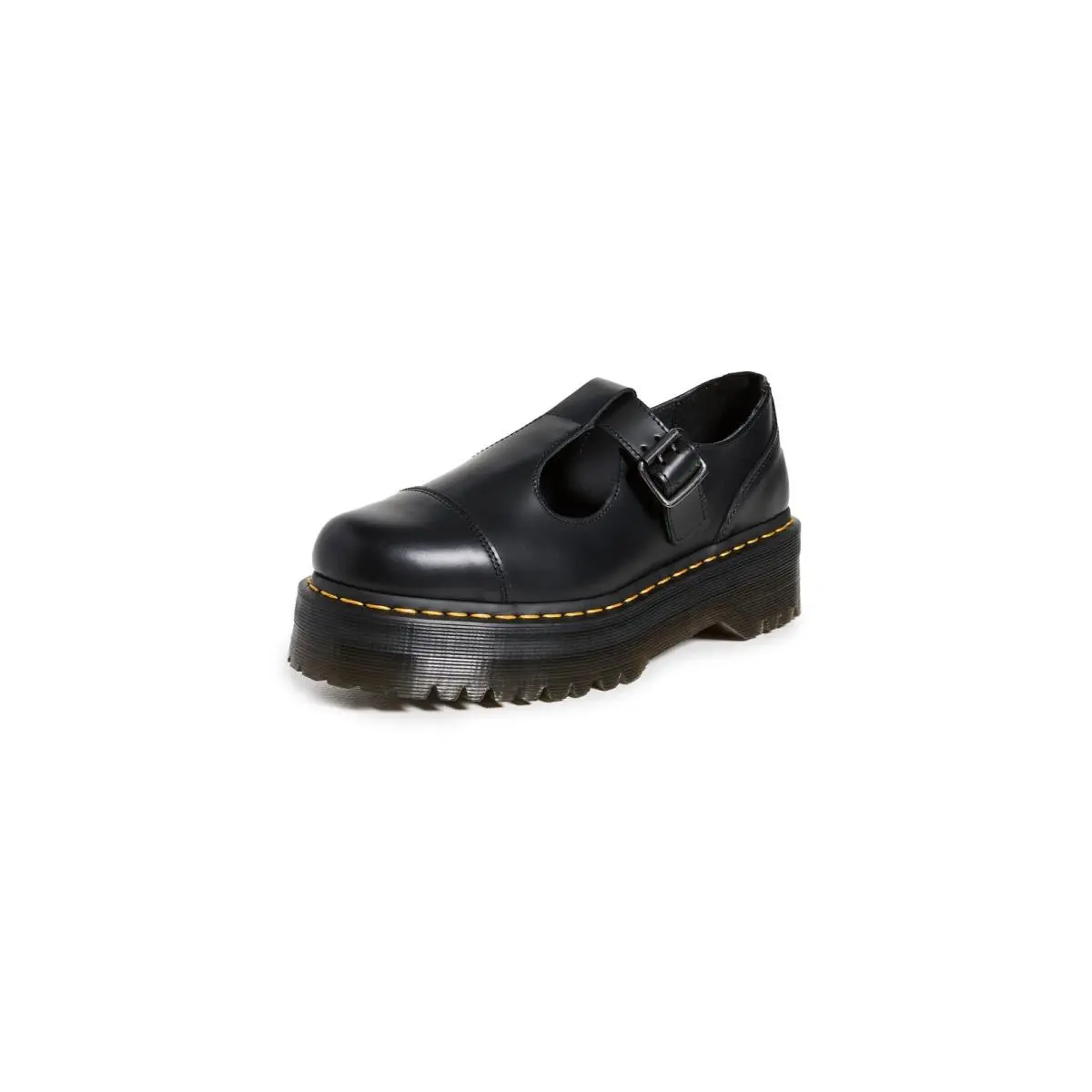 Dr. Martens Women`s Bethan Loafers Black Polished Smooth 9 Medium US