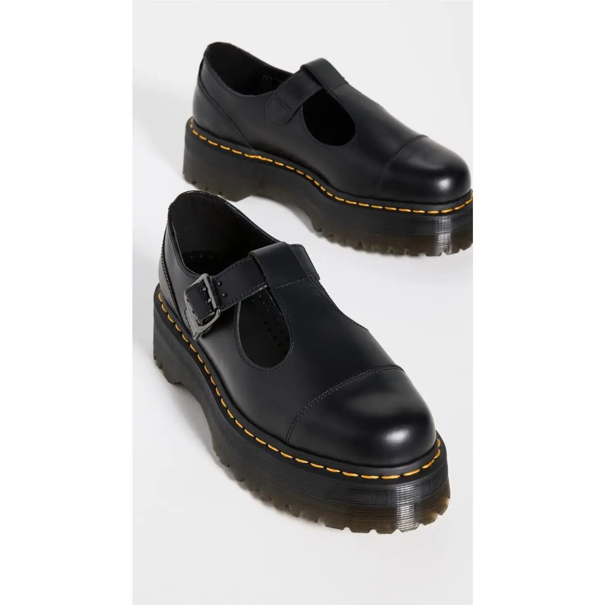 Dr. Martens shoes - DMSBETHBKSM15727001_Black Polish-7 - Black (UPC: 883985652538) 2
