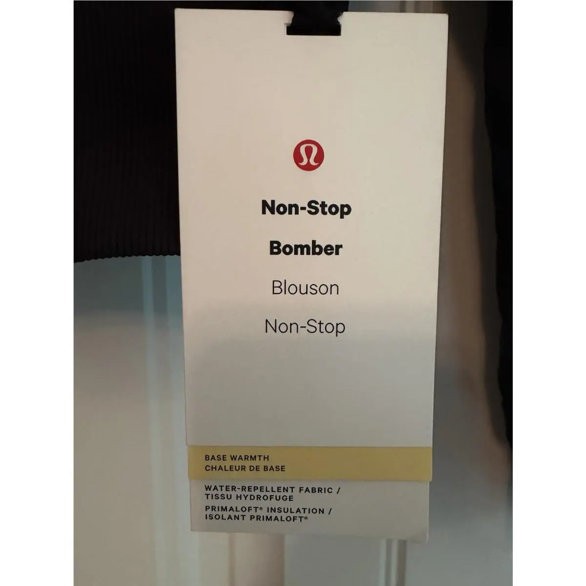 Lululemon clothing - Non-Stop Bomber - Bomber - Black 1