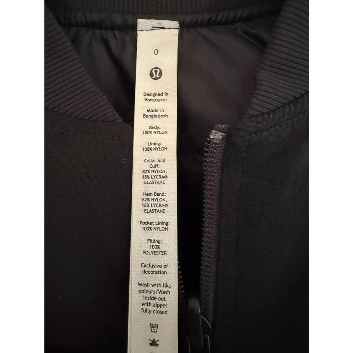 Lululemon clothing - Non-Stop Bomber - Bomber - Black 3