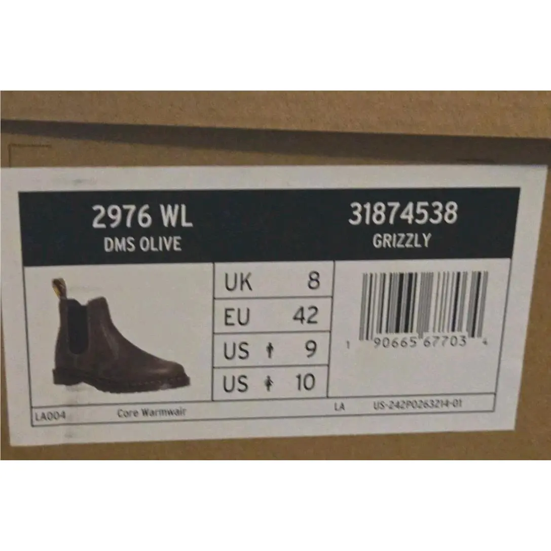 Dr. Martens shoes - Dr. Martens 2976 WL - Martens - 31874538 - Brown, Manufactures: DMS OLIVE (UPC: 190665677034) 10