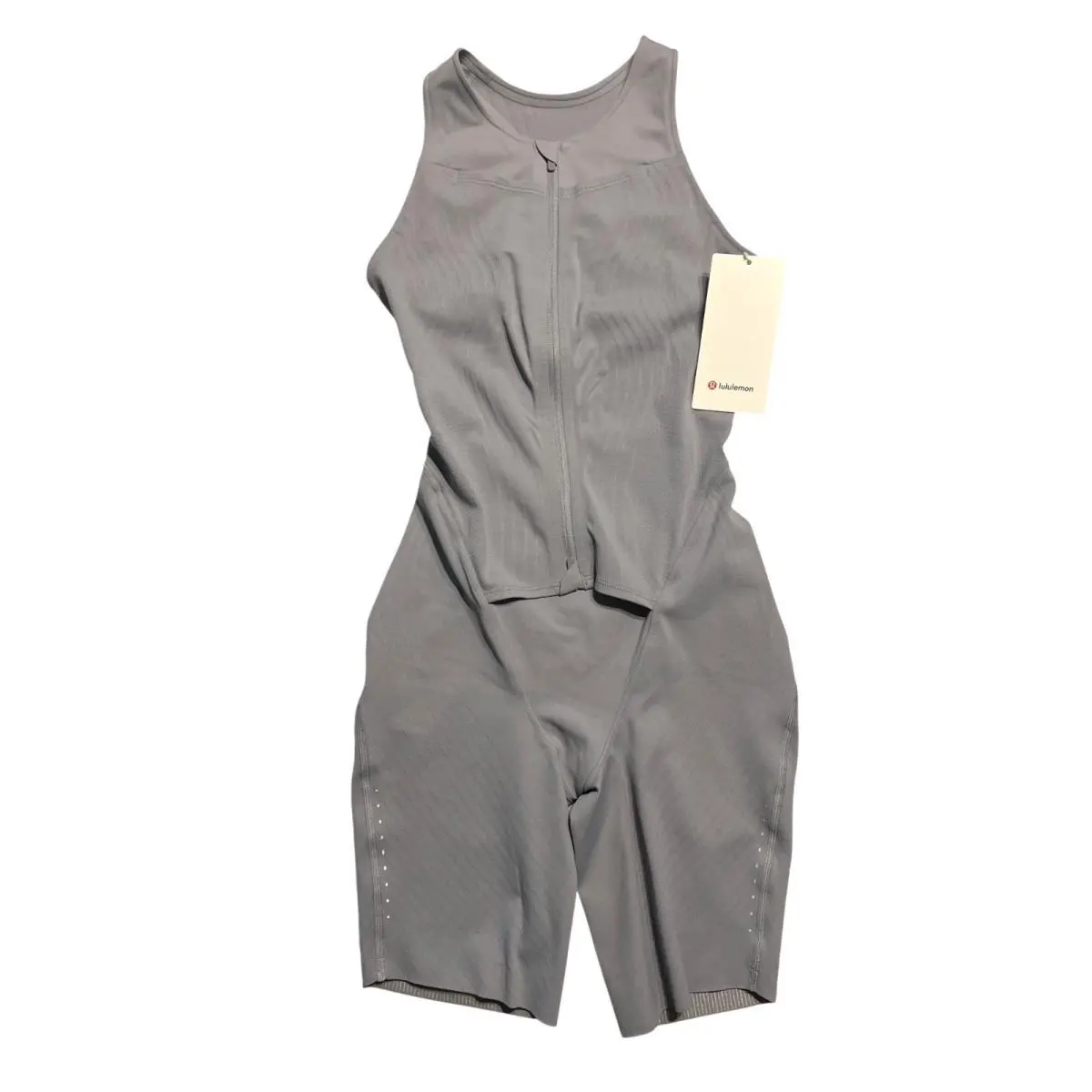 Lululemon Senseknit Running One-piece Grey Size 6 Breathable Stretchy