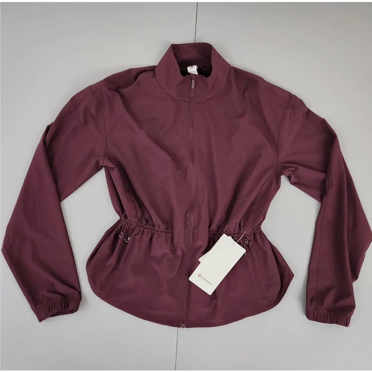 Lululemon Uv-protective Cinch-waist Running Jacket Goodnight Plum Women`s XS