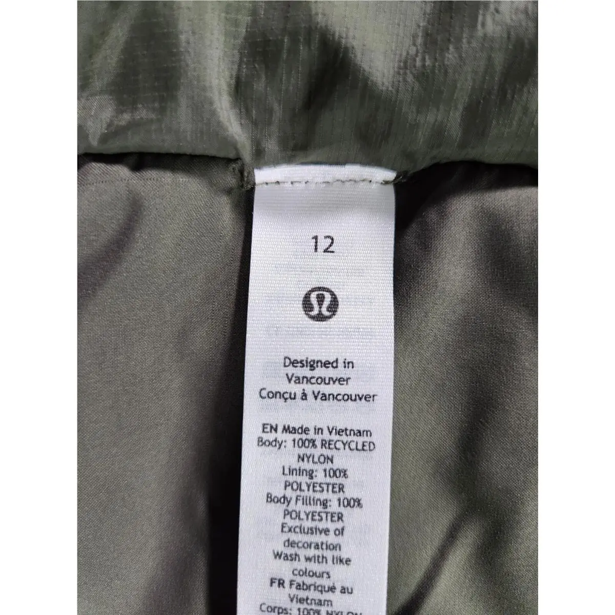 Lululemon clothing - Medium Olive Green 8