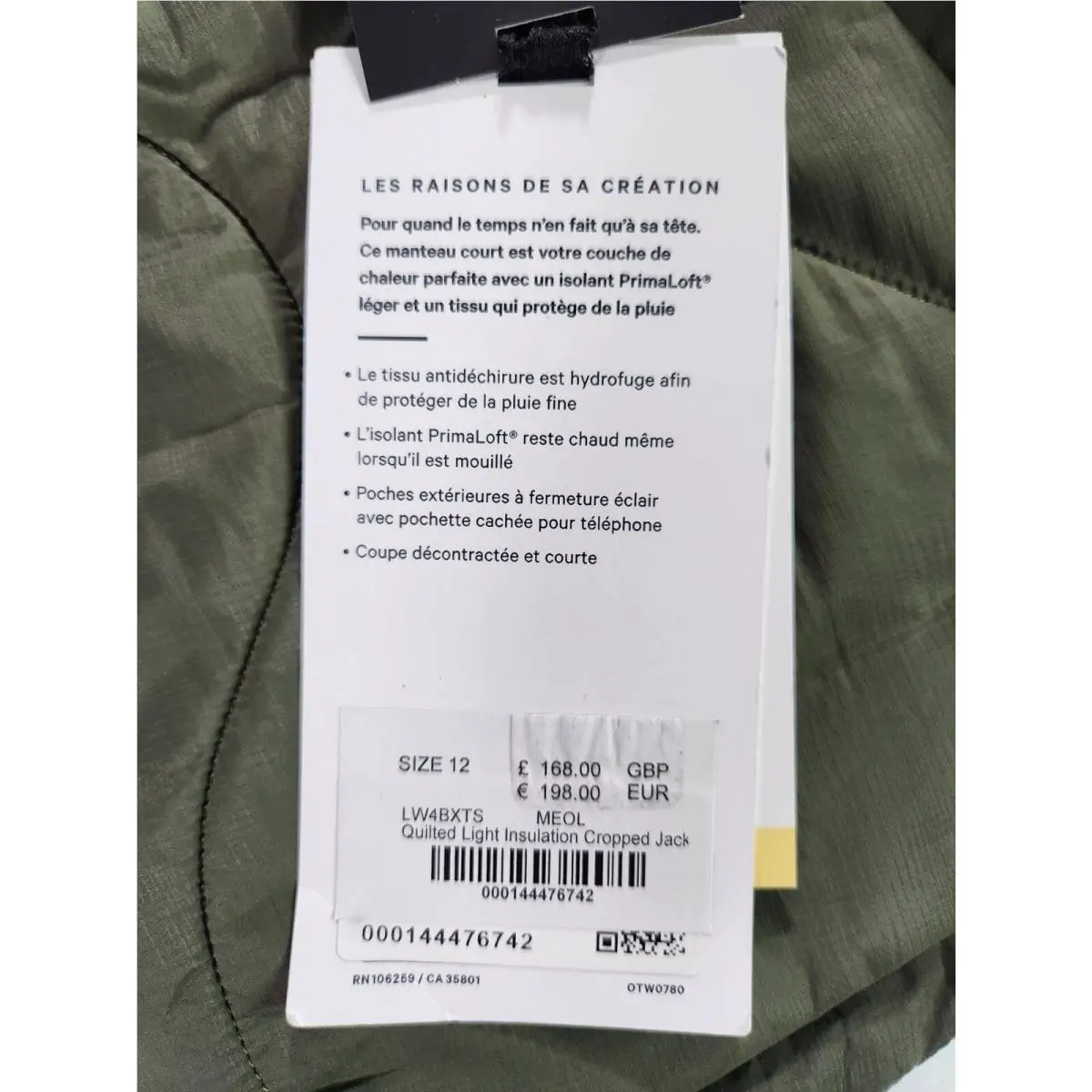 Lululemon clothing - Medium Olive Green 7