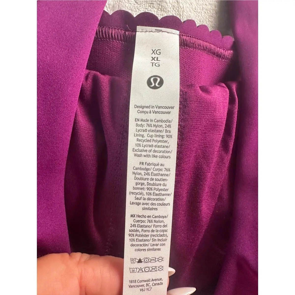 Lululemon clothing - Purple 1