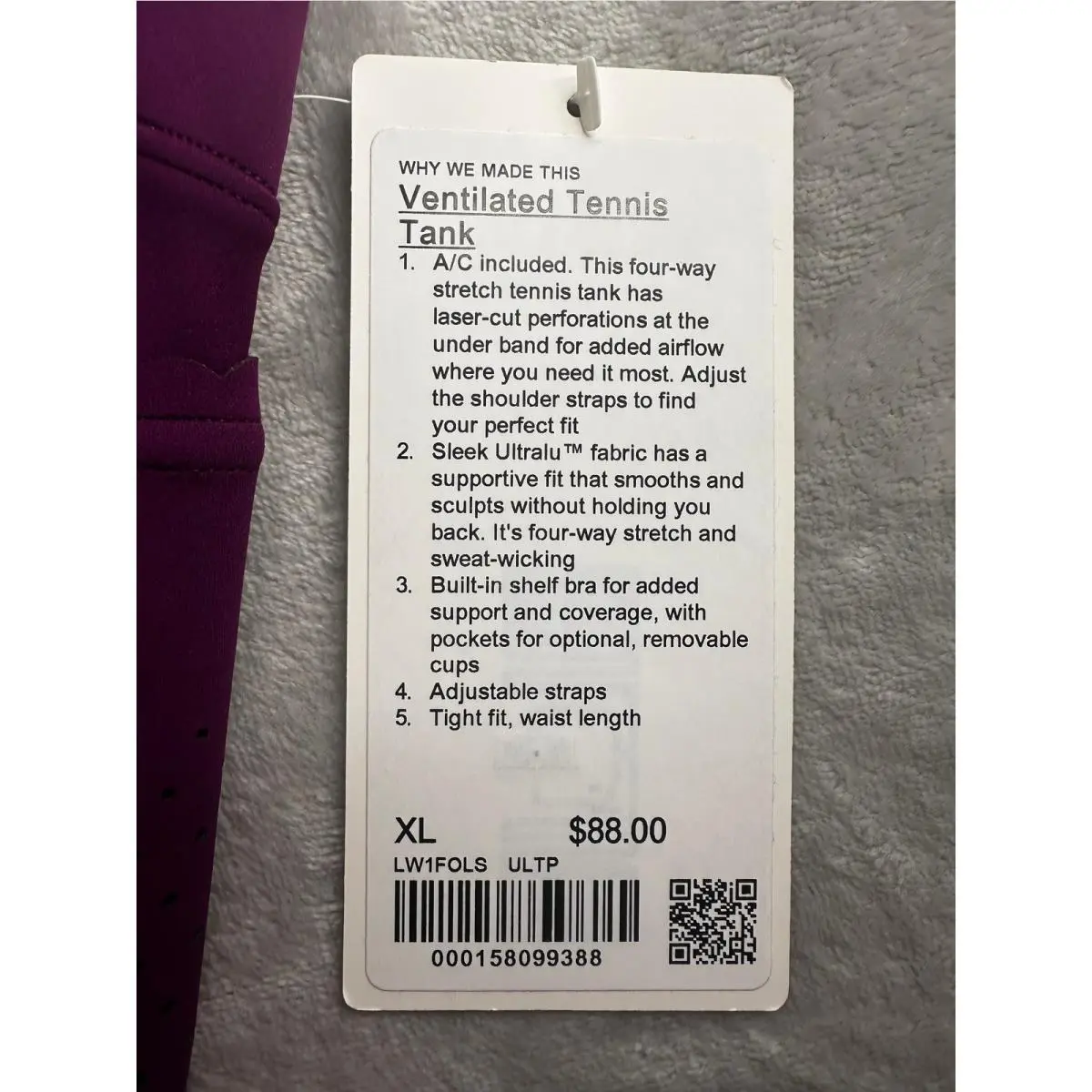 Lululemon clothing - Purple 2
