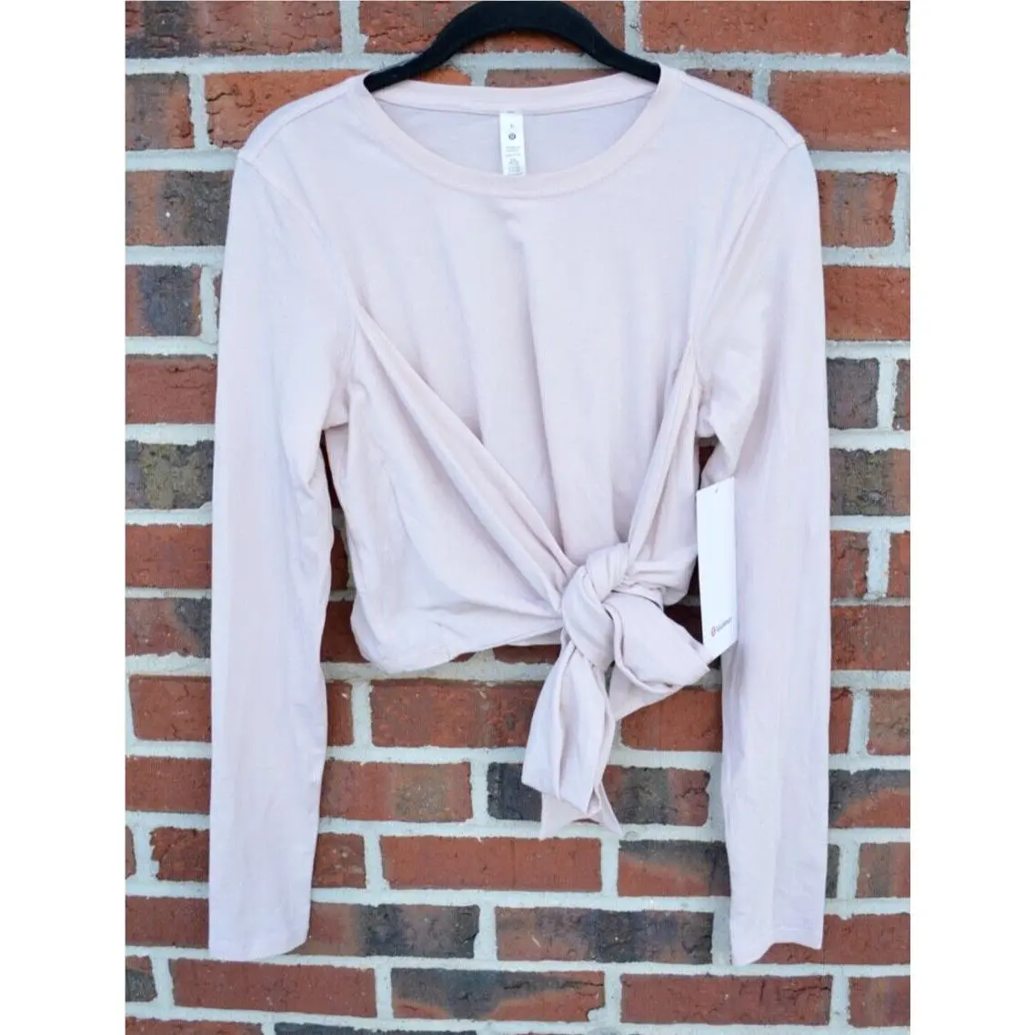 Lululemon Gather and Grow Long Sleeve Shirt Feather Pink Size 8