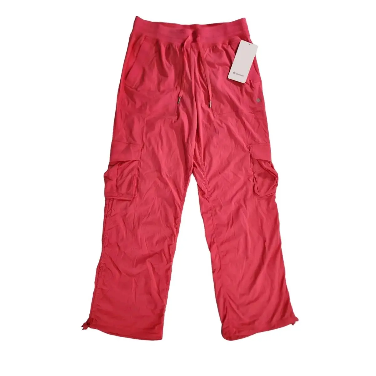 Lululemon Dance Studio Relaxed Fit MR Cargo Pants Women`s Size Medium Glaze Pink