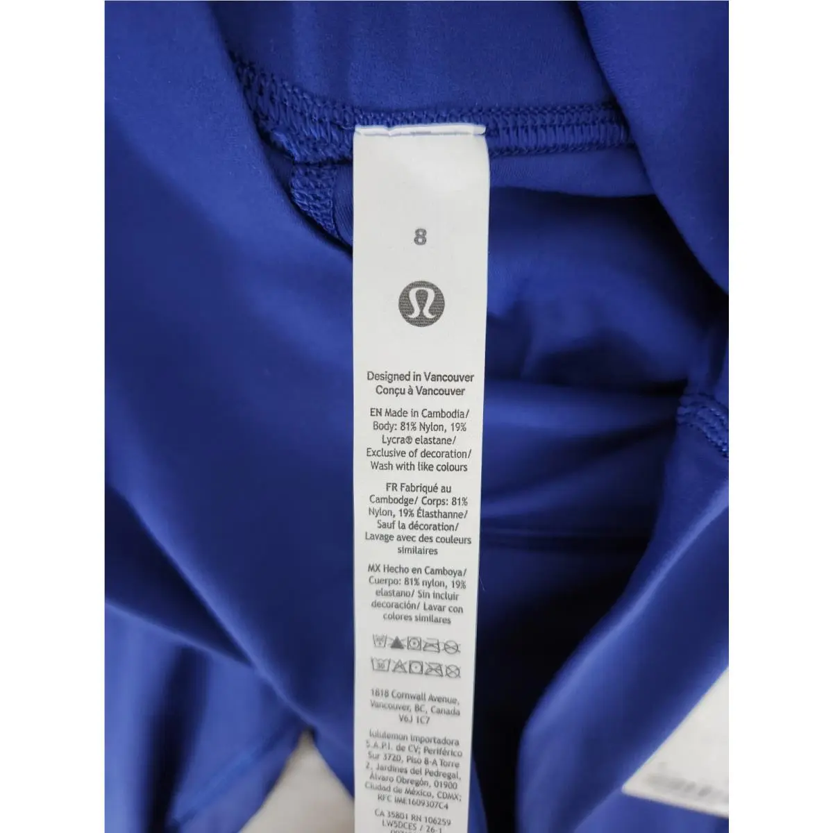 Lululemon clothing - Clubhouse Blue 5