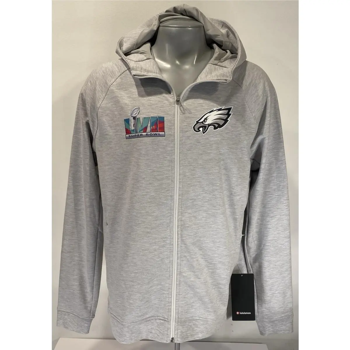 Lululemon City Sweat Philadelphia Eagles Hoodie Full Zip Super Bowl Lvii