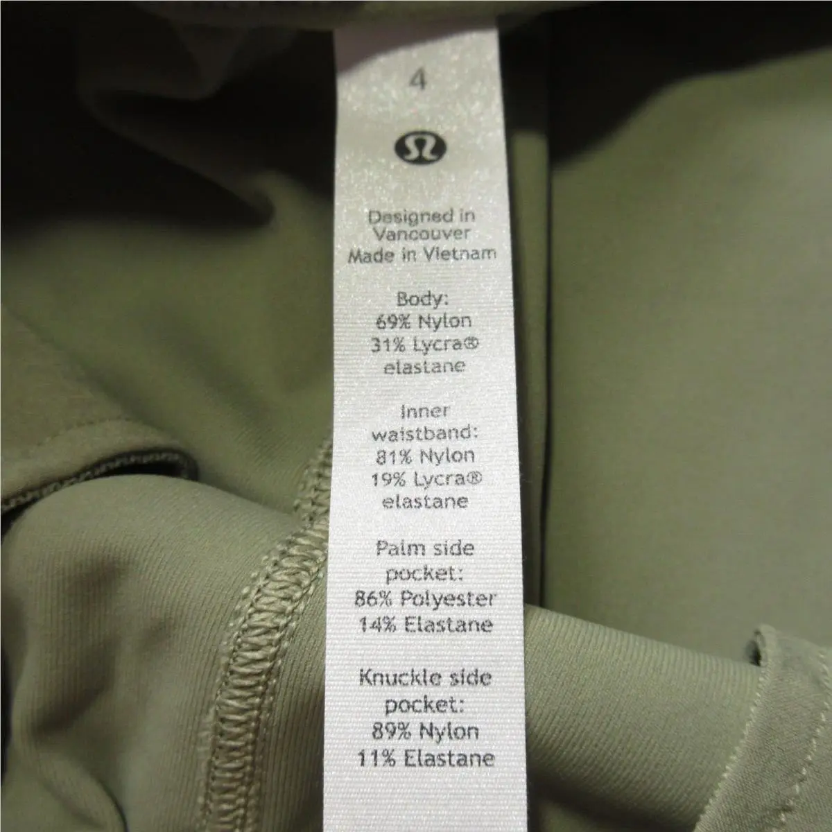 Lululemon clothing - Green 2