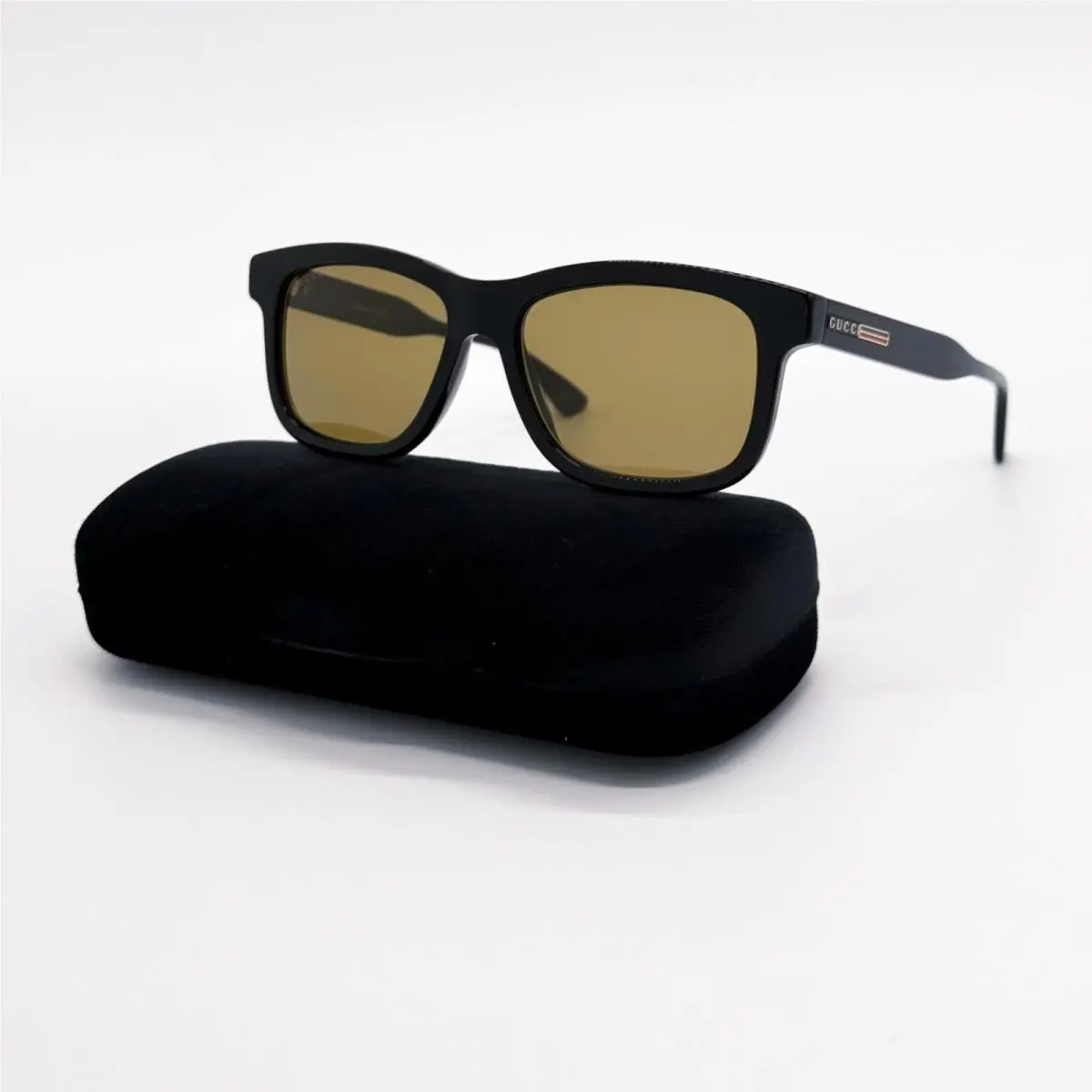 Gucci GG0824S 006 Black Green Classic Men Sunglasses