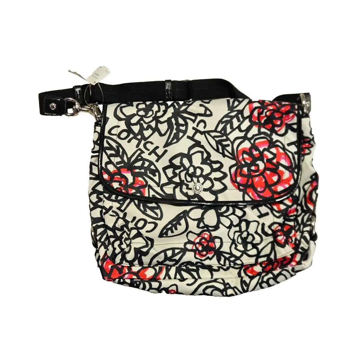 Coach Poppy Daisy Floral Graffiti Crossbody Messenger Bag
