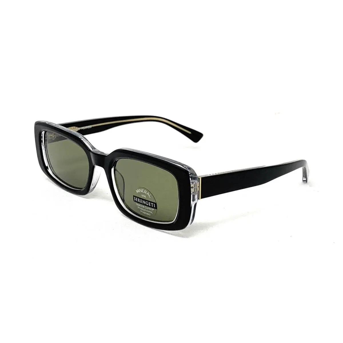 Serengeti Nicholson Sunglasses SS540001 51mm Shiny Black Drivers Polarized Lens