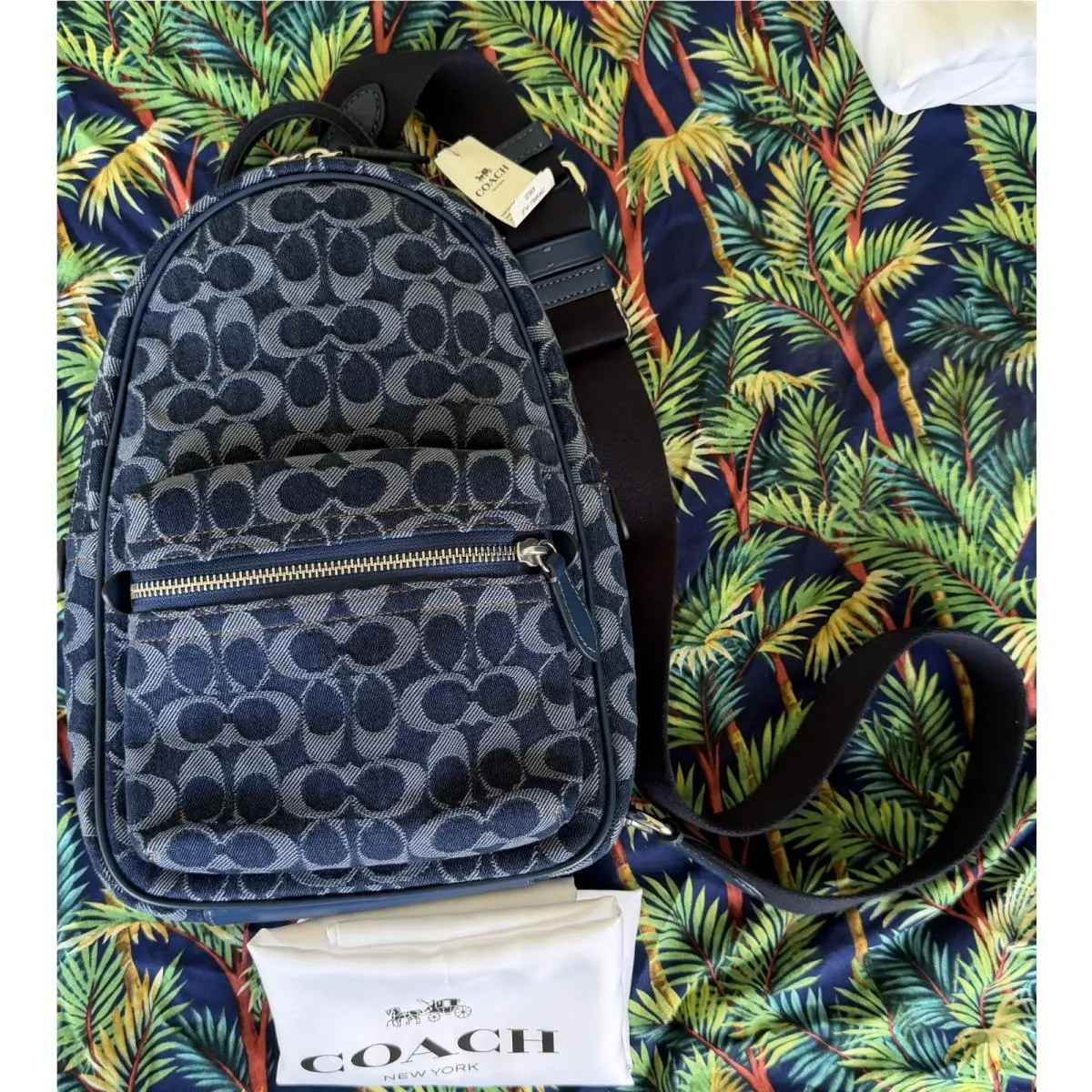 Coach Charter Denim Sling Bag Style CAJ87 - Crossbody Pack