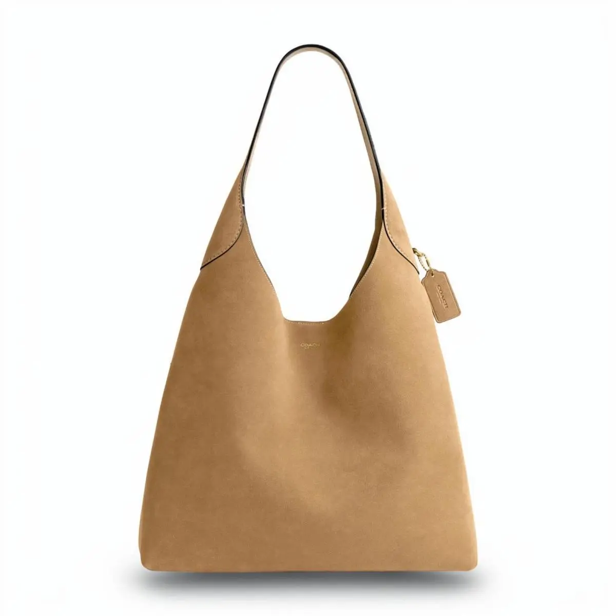 Coach Brooklyn Shoulder Bag 39 in Sand Suede