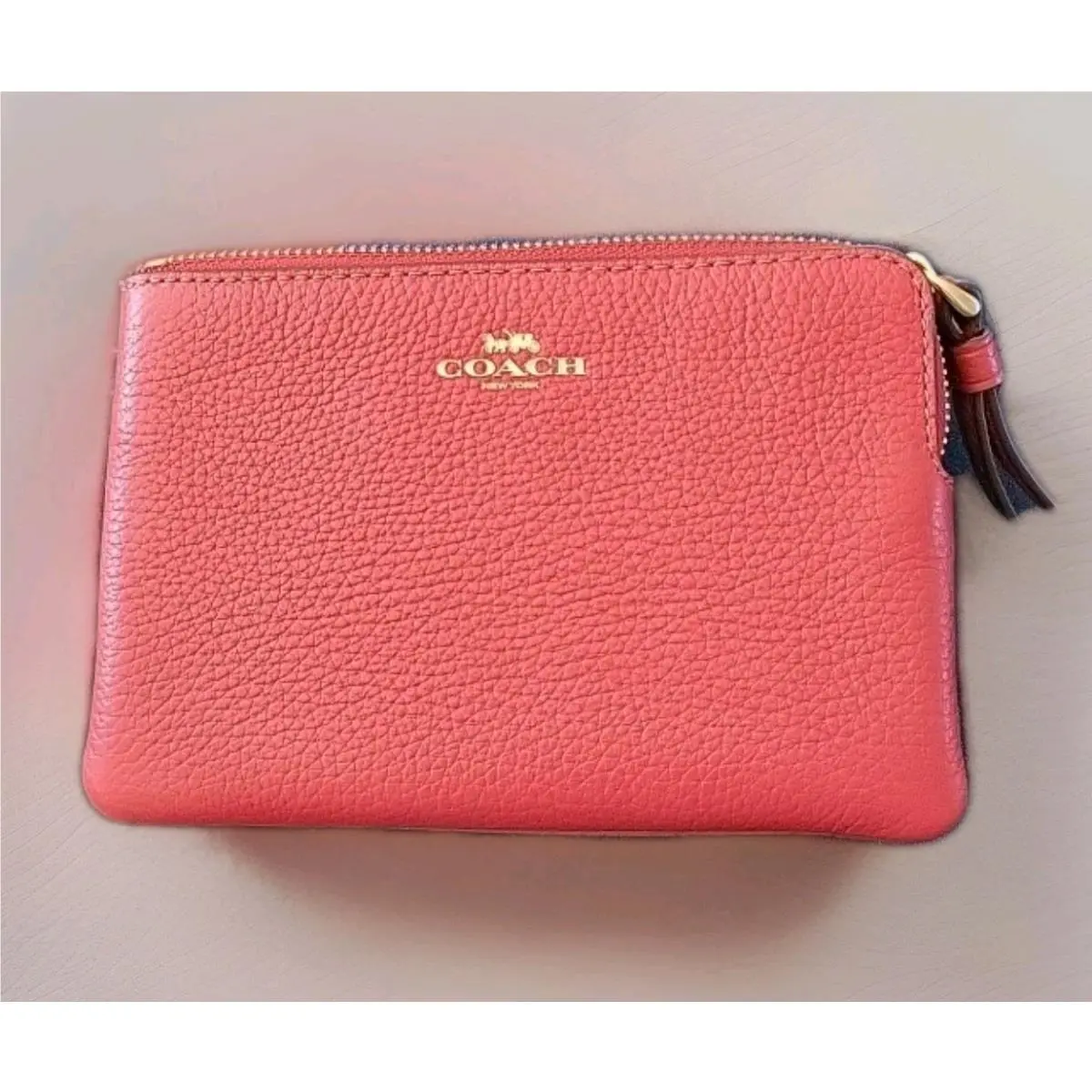 Red Coach Wristlet