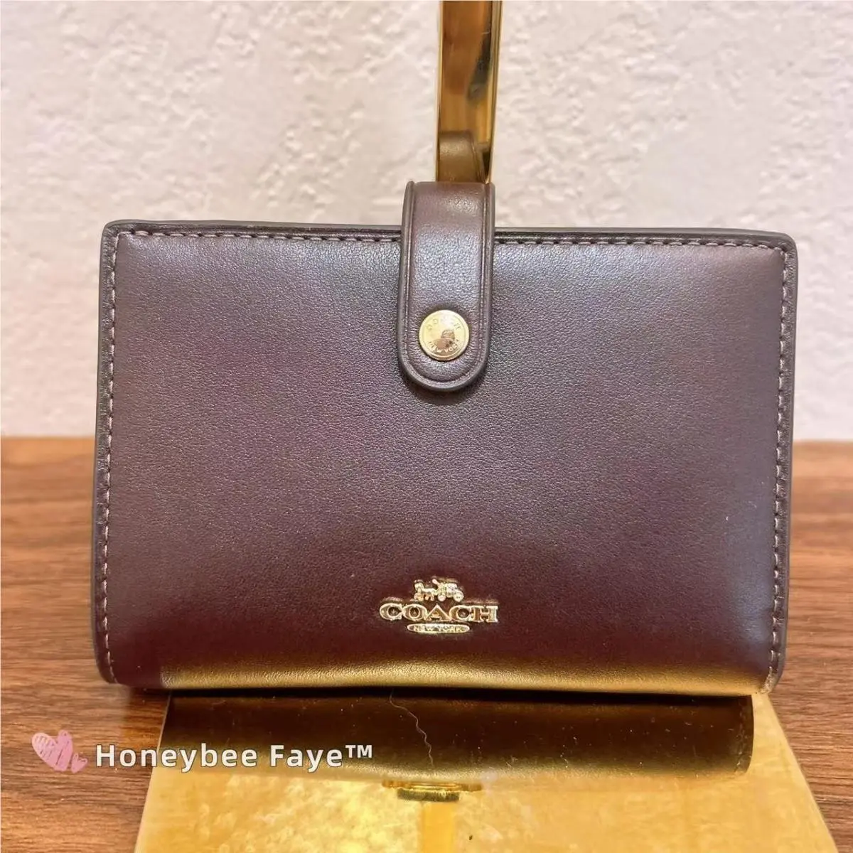 Coach 2-In-1 Wallet CCL71 Gold/espresso
