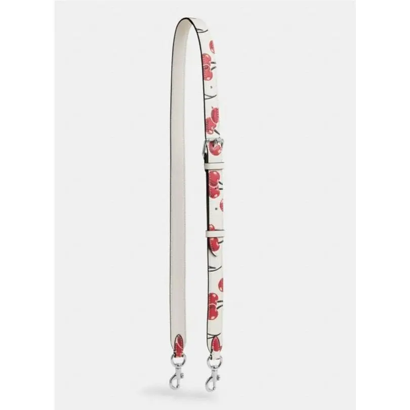 Coach Handbag Bag Strap Cherry Cherries Print Reversible Crossbody