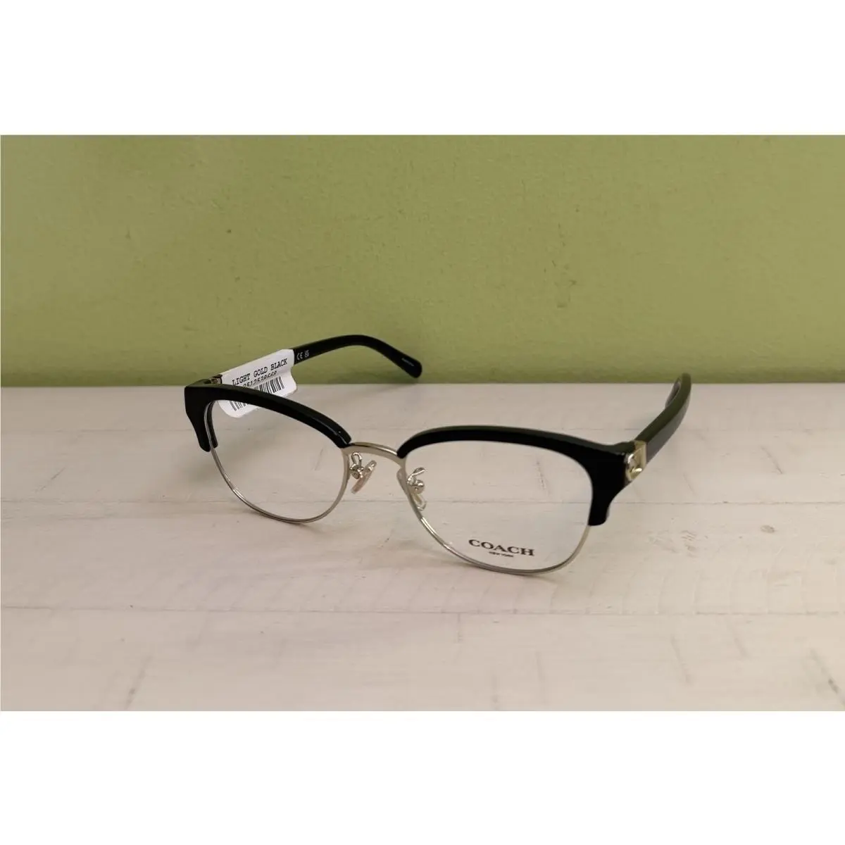 Coach York HC6195 5002 Black/shiny Gold Eyeglass Frames 53-19-140