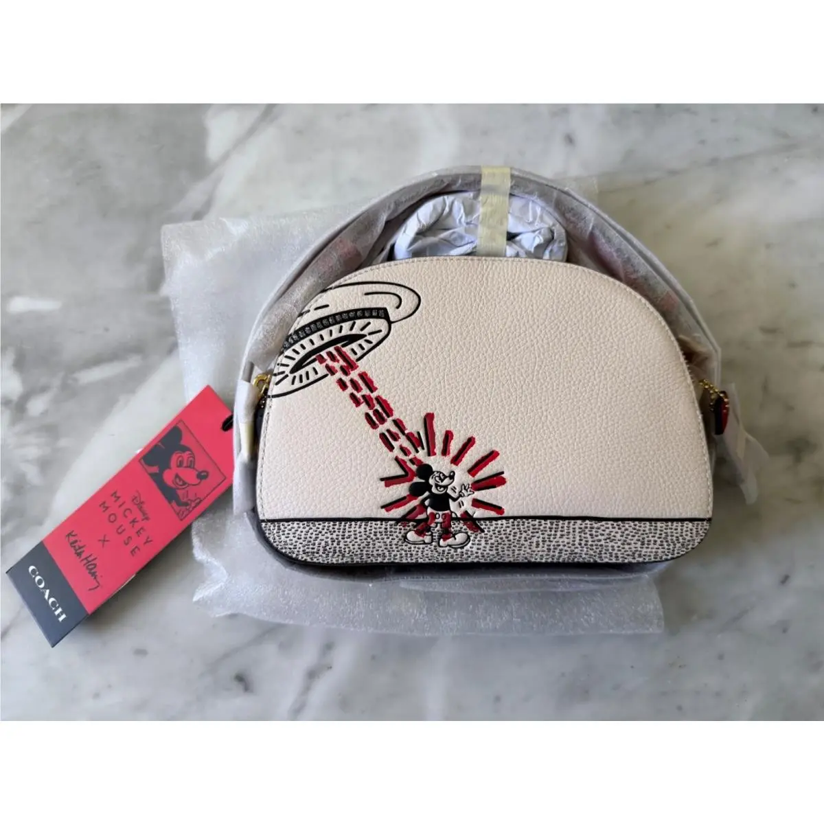 Coach Disney Mickey Mouse X Keith Haring Serena Bag