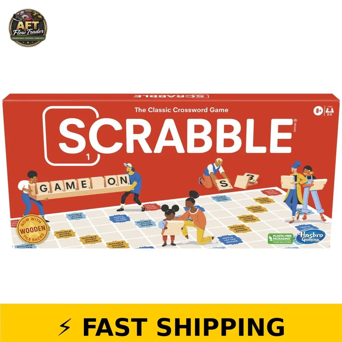 Scrabble Board Game For 2-4 Players - Classic Crossword Fun