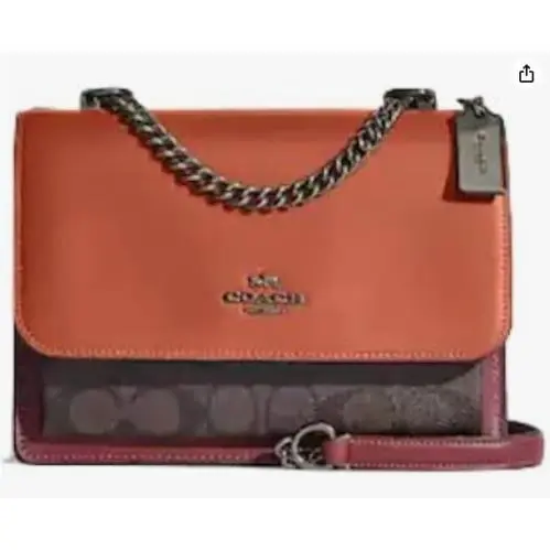 Klare Shoulder Bag in Pebbled Color Block Leather - - CB1 by Coach