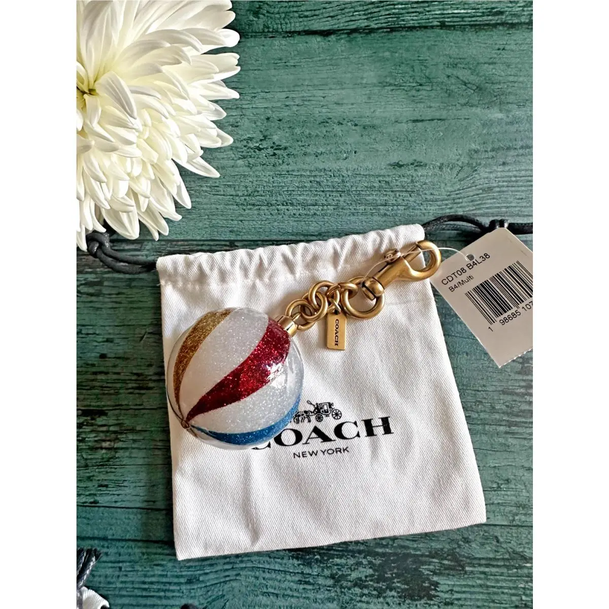 Coach Ornament Bag Charm
