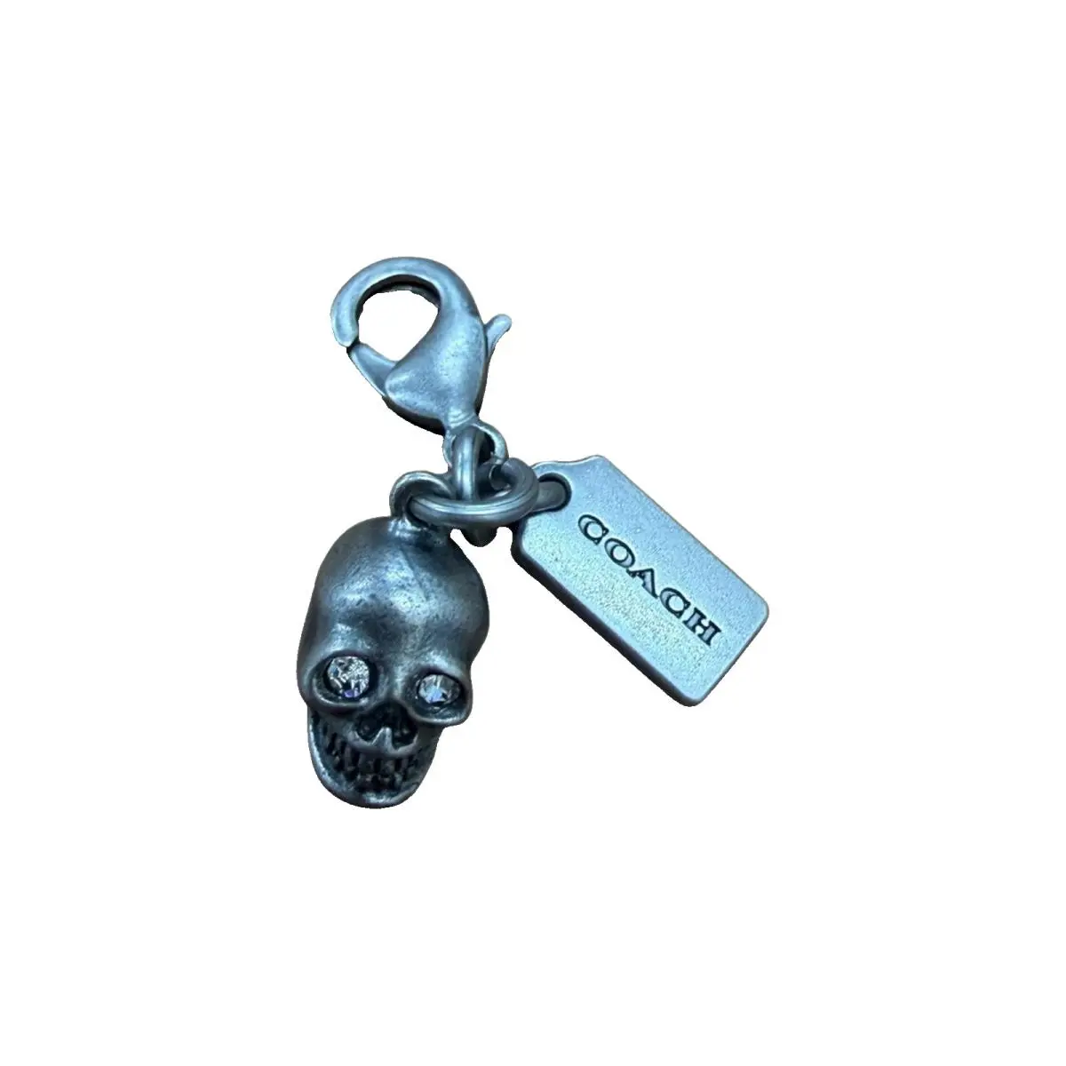 Coach Skull Crystal Skull Bag/shoe Charm