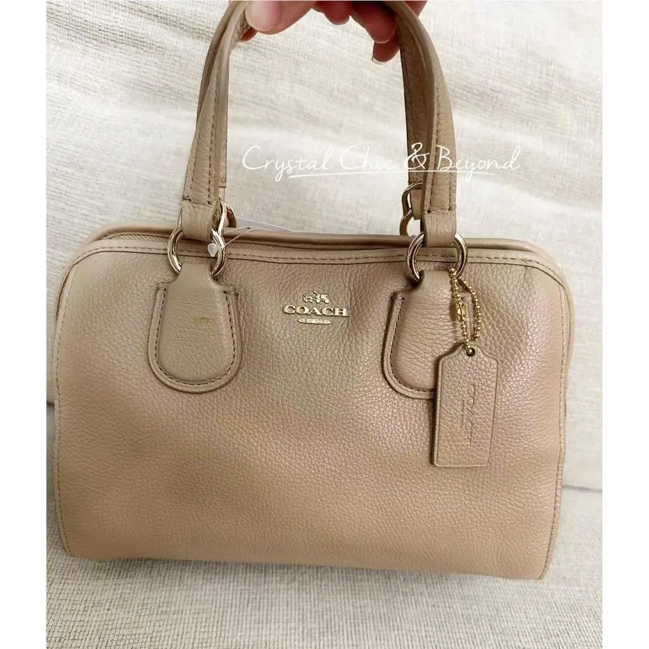 Coach Mini Nolita Leather Shoulder Bag Handbag Satchel 33735