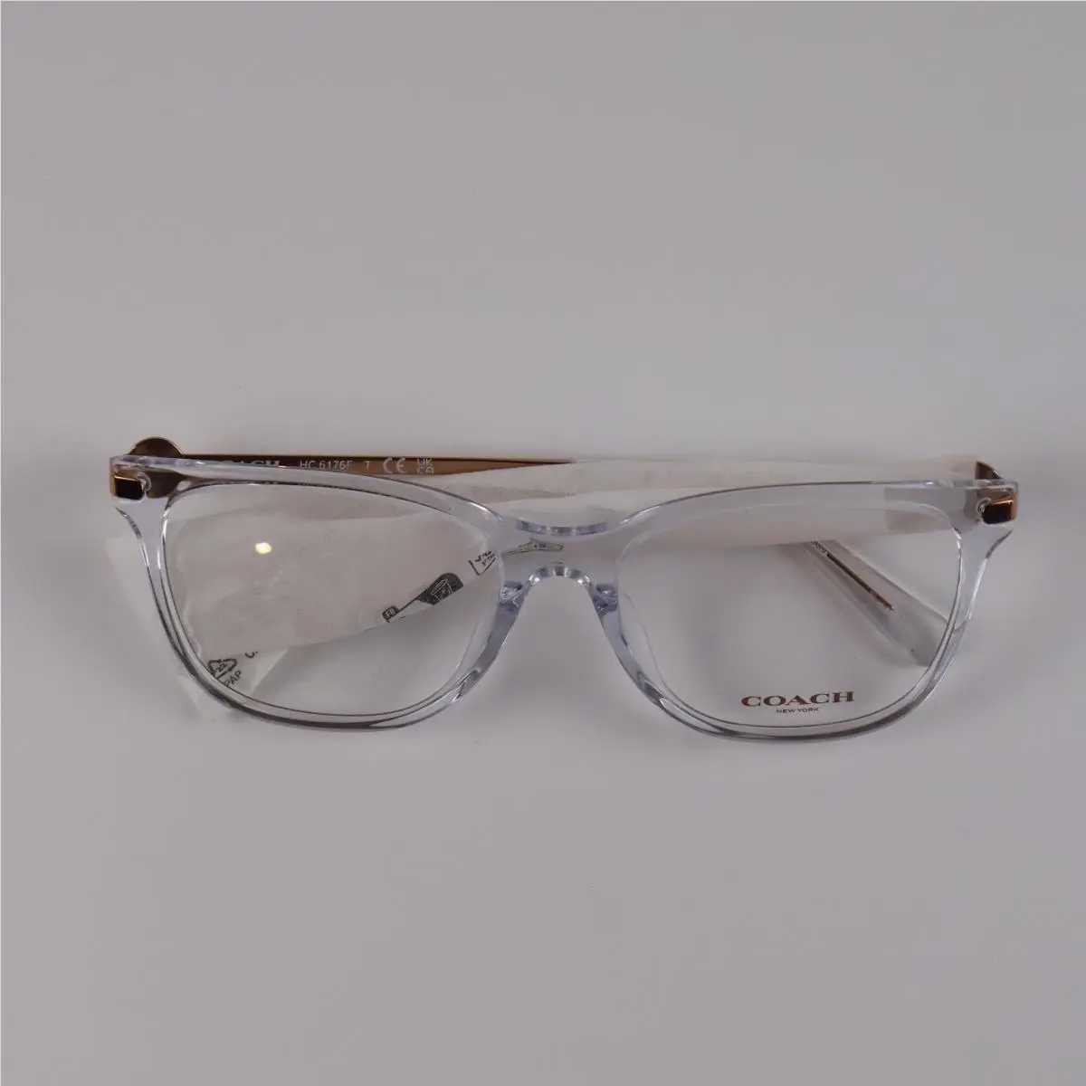 Coach Frames OHC6176F Clear Solid 55mm