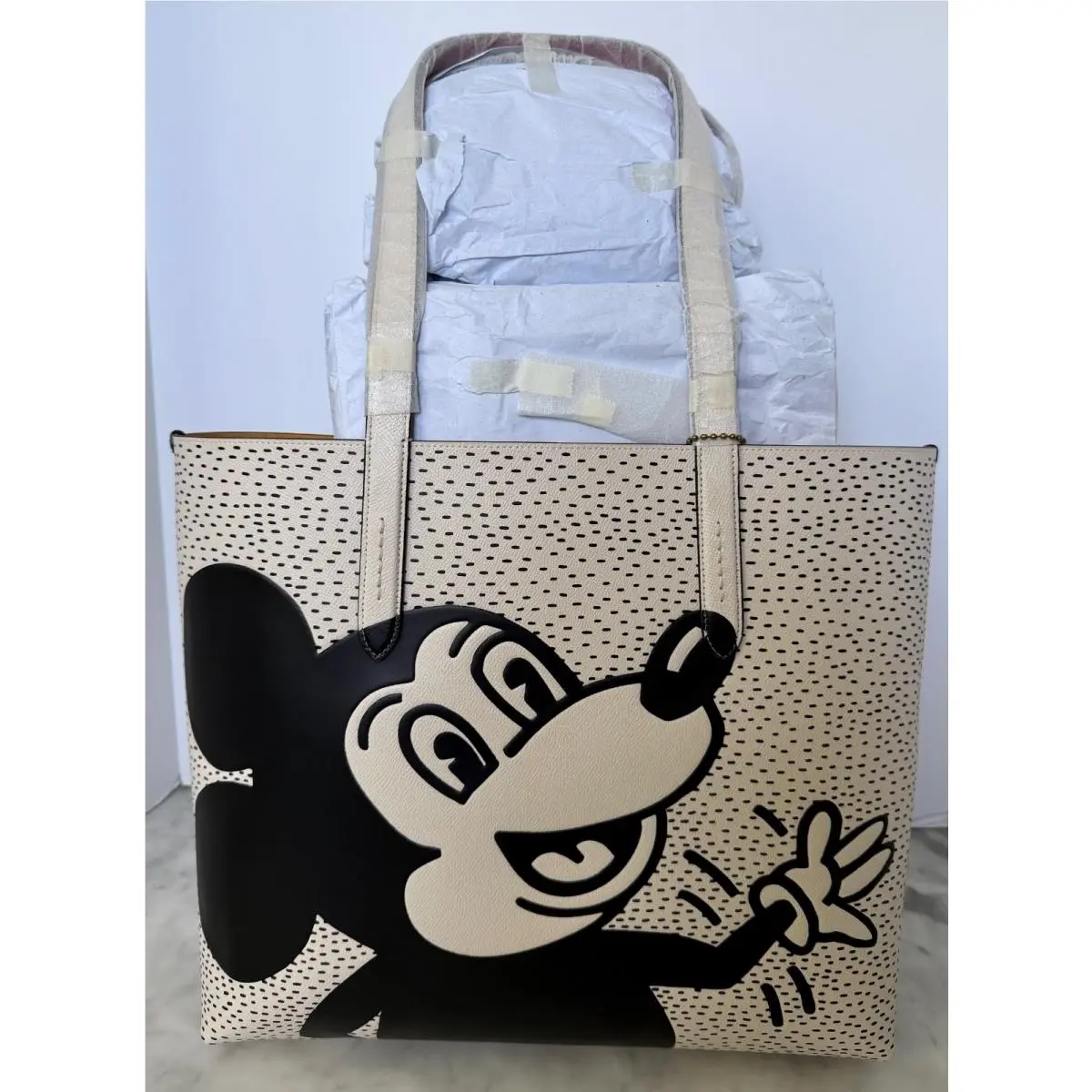 Disney Mickey Mouse X Keith Haring Highline Tote by Coach