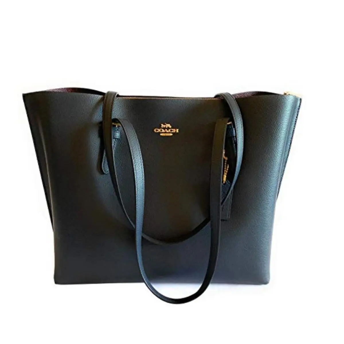 Coach Women`s Mollie Tote Midnight Oxblood - One Size